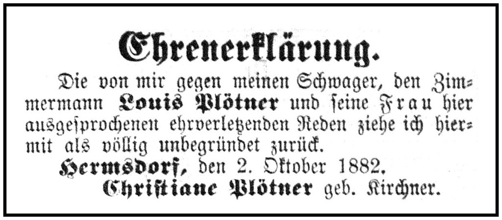 1882-10-06 Hdf Ehrenerklaerung